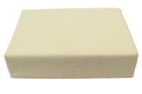 Froté napínacie prestieradlo do kočíka 40x80cm-  žlté svetlé