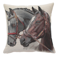 Povlak na polštář, gobelínový- KONĚ*