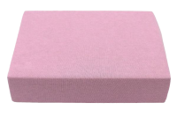 Jersey napínacie prestieradlo do kočíka 40x80cm- ružové svetlé