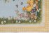 Obrus gobelínový- VEĽKONOČNÝ S KAČIČKAMI, žltý kockovaný okraj, 44 x 134 cm - Rozmer: 45 x 140 cm (tolerancia rozmeru podľa výrobca +/- 3cm)