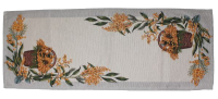 Obrus gobelínový- KÔŠ SO ŽLTÝMI BOBUĽAMI, 37 x 97 cm