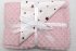 Detská deka oboustranná- TOPPY 80 x 110 cm,  ružovo- biela
