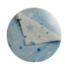 Dětská deka oboustranná- MOON 80 x 110 cm, modro- bílá