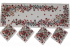Ubrus gobelínový, prostírání- BERUŠKY V KVĚTECH, 19x17 cm - Rozměr: 17 x 17 cm (tolerance rozměru dle  výrobce +/- 2cm)