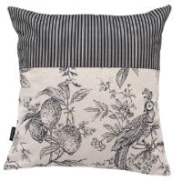 Povlak s paspulí- Manacor negativo 128- 50x50 cm