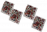 Ubrus gobelínový, prostírání- BERUŠKY V KVĚTECH, 19x17 cm - Rozměr: 17 x 17 cm (tolerance rozměru dle  výrobce +/- 2cm)