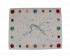 Ubrus gobelínový, prostírání- KAPKY VODY, přírodní podklad- 36 x 47 cm - Rozměr: 37 x 48 cm (tolerance rozměru dle  výrobce +/- 2cm)