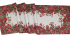 Obrus gobelínový- RUŽA, prírodný podklad 34 x 96 cm - Rozmer: 40 x 100 cm (tolerancia rozmeru podľa výrobca +/- 3cm)