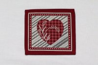 Ubrus gobelínový, prostírání- KOSTKOVANÉ SRDCE