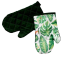 Rukavice do kuchyne zelené- LISTY