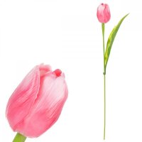 TULIPÁN- STREDNE RUŽOVÝ MELÍR, umelý kvet