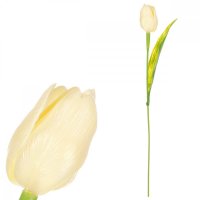 TULIPÁN- SMETANOVÝ, umělá květina