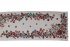 Obrus gobelínový- LIENKY VO KVETOCH, prírodný podklad 34 x 96 cm - Rozmer: 40 x 100 cm (tolerancia rozmeru podľa výrobca +/- 3cm)