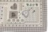Obrus gobelínový- SRDCE MIX, zelený kockovaný okraj