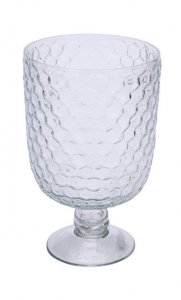 Váza sklenená, čaše