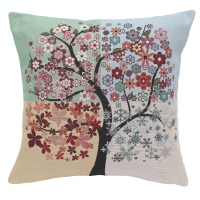 Povlak na vankúš, gobelínový- STROM, štyri ročné obdobia*