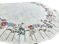 Ubrus gobelínový- KVÍTÍ, kulatý Ø 140 cm *