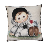 Povlak na polštář, gobelínový- MALÝ PTÁČEK**