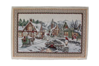 Ubrus gobelínový, prostírání- VÁNOČNÍ MĚSTO, 32x47 cm*