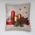 Obliečka na vankúš, zamatová- VIANOČNÝ SVIETNIK 43x45 cm*