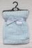 Detská deka - zavinovačka 75 x 100 cm, svetlo modrá