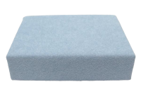 Froté napínacie prestieradlo do kočíka 40x80cm- modré svetlé