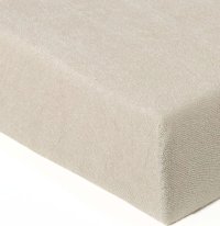 Froté napínací prostěradlo béžové světlé s gramáží 210 g/m²- 180x200+30cm