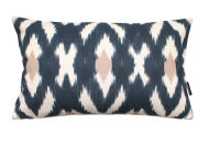 Povlak s paspulí- ADRA IKN 80 blau- 30x50cm