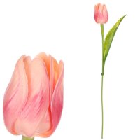 TULIPÁN- SVĚTLE RŮŽOVÝ MELÍR, umělá květina