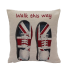 Povlak na vankúš, gobelínový- WALK THIS WAY