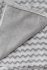 Detská deka - zavinovačka 75 x 100 cm, lomené pruhy v sivých odtieňoch