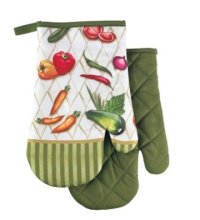 Rukavice do kuchyne zelené - ZELENINA*