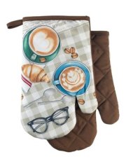 Rukavice do kuchyne hnedé - CAPPUCCINO**