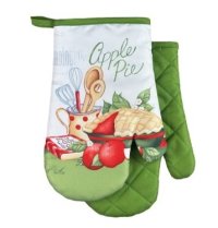 Rukavice do kuchyne zelené - JABLKO*