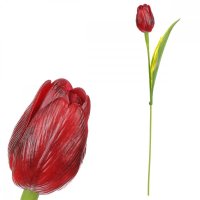 TULIPÁN- ČERVENÝ, umělá květina